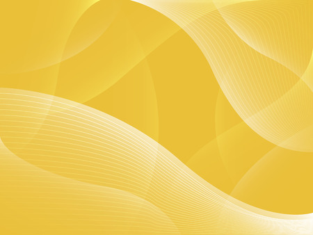 abstract white mesh and curve on yellow backgroundのイラスト素材