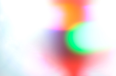 colors bokeh on  white backgroundの写真素材