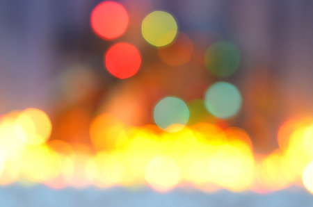 colorful festive defocused bokeh backgroundの写真素材