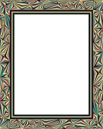 modern reggae frame style patternのイラスト素材