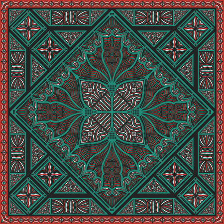 abstract contemporary elegant asian style patternのイラスト素材