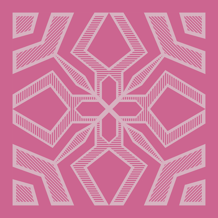 Abstract modern pink geometric tone patternのイラスト素材
