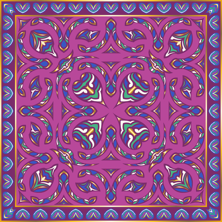 abstract multicolor contemporary luxury asian style patternのイラスト素材