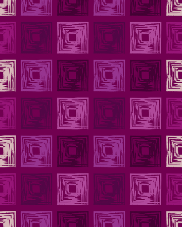 vector pink painting square brush style background for brochure banner or publicationのイラスト素材