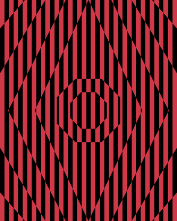 vector digital back and red modern geometric mirage lines pattern background for brochure banner and publicationのイラスト素材