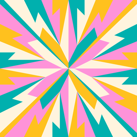 modern contemporary colorful geometric patternのイラスト素材