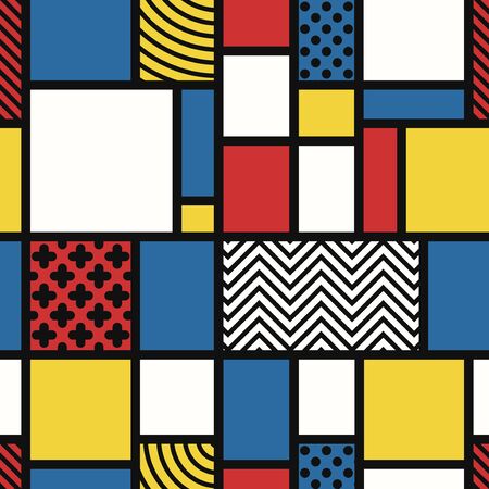 vector modern geometric seamless patternのイラスト素材