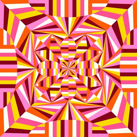 modern contemporary colorful geometric patternのイラスト素材