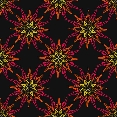 vector modern geometric illusion seamless patternのイラスト素材