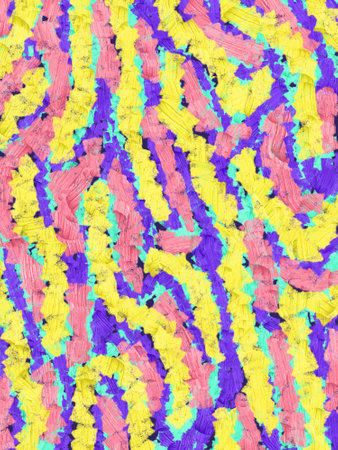 digital four colors coil line painting overlapped backgroundの写真素材