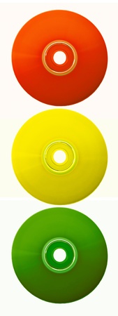 color compact discsの写真素材