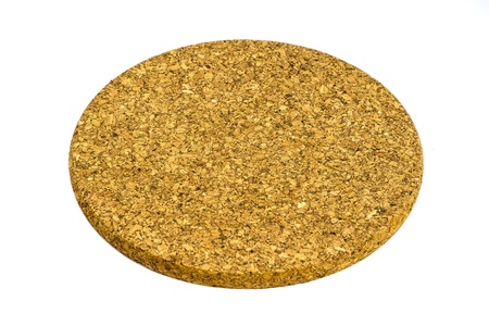 Stone texture wooden plate for meat and vegetable on white backgroundの写真素材