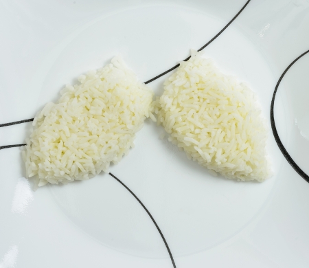 stream rice の写真素材