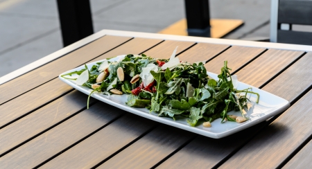 arugula saladの写真素材