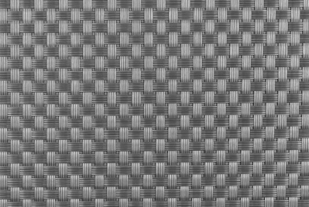 Mat of grey rattan  wickers background  textureの写真素材