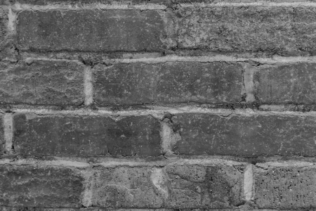 Background of grey brick wall textureの写真素材