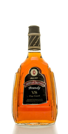 Winneconne, WI - 19 March 2016:  A bottle of the Christian Brothers brandyのeditorial素材