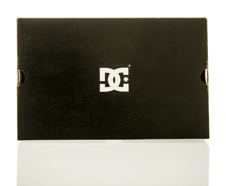 Winneconne, WI - 11 November 2016: Box that contains DC gear on an isolated background.のeditorial素材