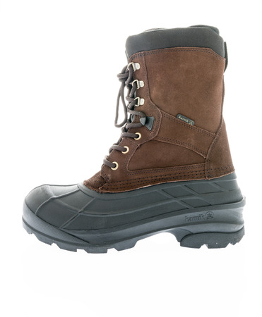 Winneconne, WI - 31 December 2017: A Kumik winter boot on an isolated background.のeditorial素材
