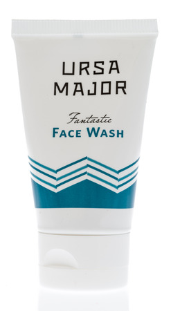 Winneconne, WI - 21 September 2018: A package of Ursa Major face cleaner on an isolated backgroundのeditorial素材