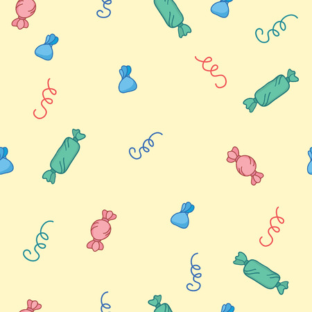 cookies seamless patternのイラスト素材