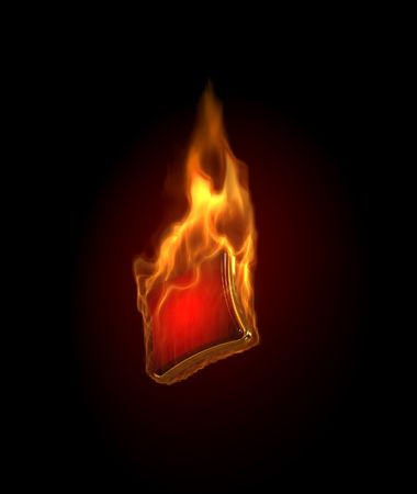 Gambling illustration with burning diamondsの写真素材