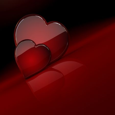Valentines Day Heartsの写真素材