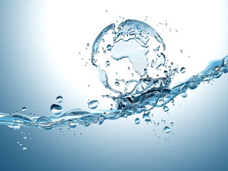 Water worldの写真素材