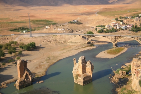 Hasankeyf in Batman, Turkeyの写真素材