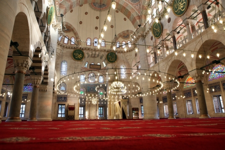 Interior of the Kilic Ali Pasha Mosque