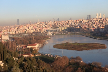Golden Horn in Istanbul,Turkey. のeditorial素材