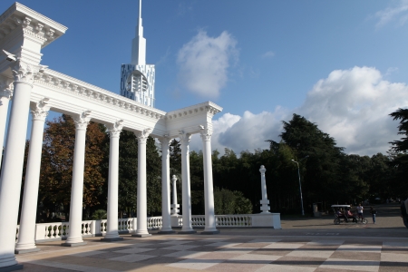 Batumi Park in Batumi,Georgia  のeditorial素材