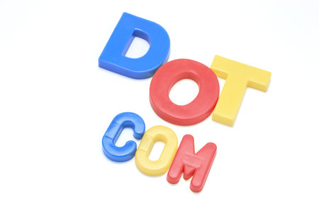 Dot Com Alphabetsの写真素材
