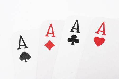 Close up of Ace Cards  