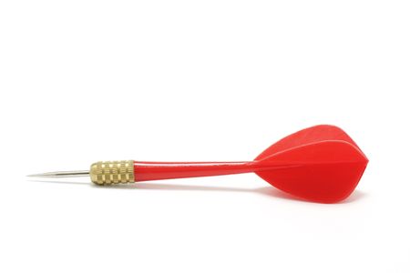 Dart on White Backgroundの写真素材