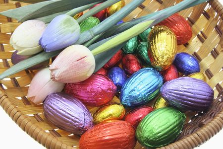 Easter Eggs and Tulip Ornaments