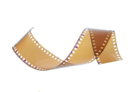 Film Strip on White Backgroundの写真素材