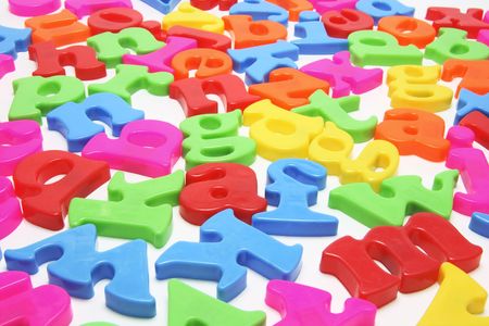 Collection of Plastic Alphabets