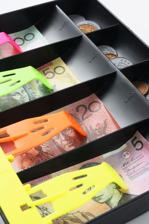 Close Up of Toy Cash Register 