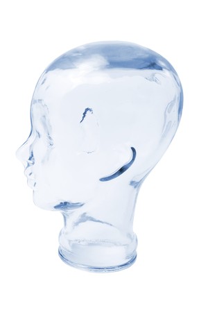 Glass Head in Blue Toneの写真素材