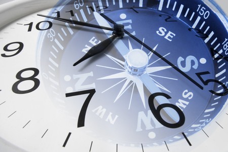 Composite of Clock and Compass