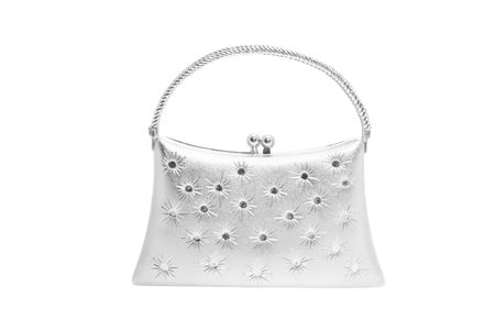 Lady Evening Bag on Isolated White Backgroundの写真素材