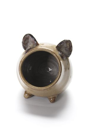 Piggy Bank on Isolated White Backgroundの写真素材