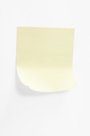 Post It Note Paper on Seamless White Background