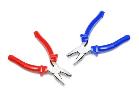 Pliers on Isolated White Backgroundの写真素材