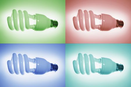 Colour Composites of Fluorescent Bulbs 