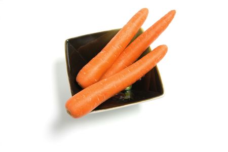 Carrots on White Backgroundの写真素材