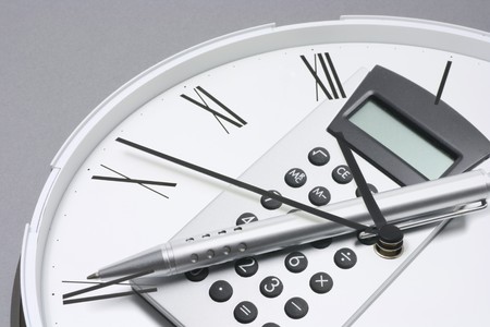 Composite of Clock and Calculator
