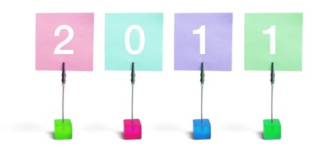 Memo Clip Holders on White Backgroundの写真素材