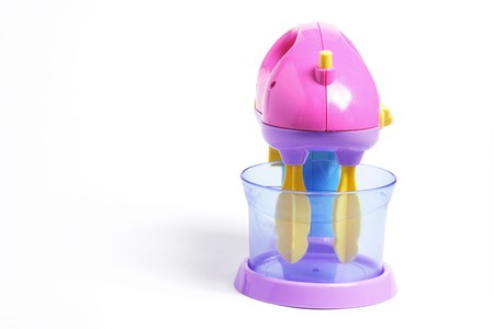Toy Blender on White Backgroundの写真素材